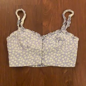 Zara cropped tank top size Small